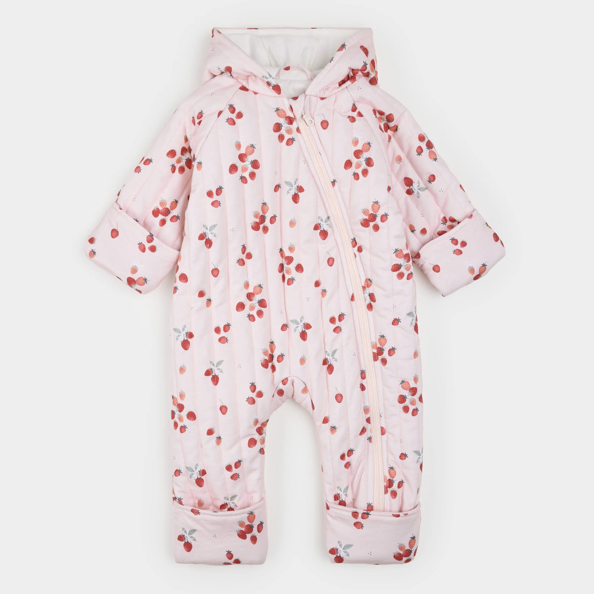 Petit Lem Quilted Hooded Bunting Playsuit