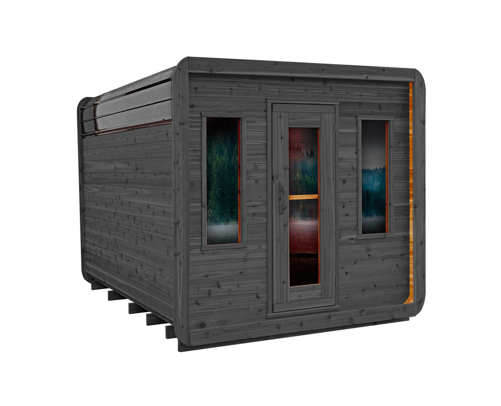 8' Red Cedar Cube Sauna