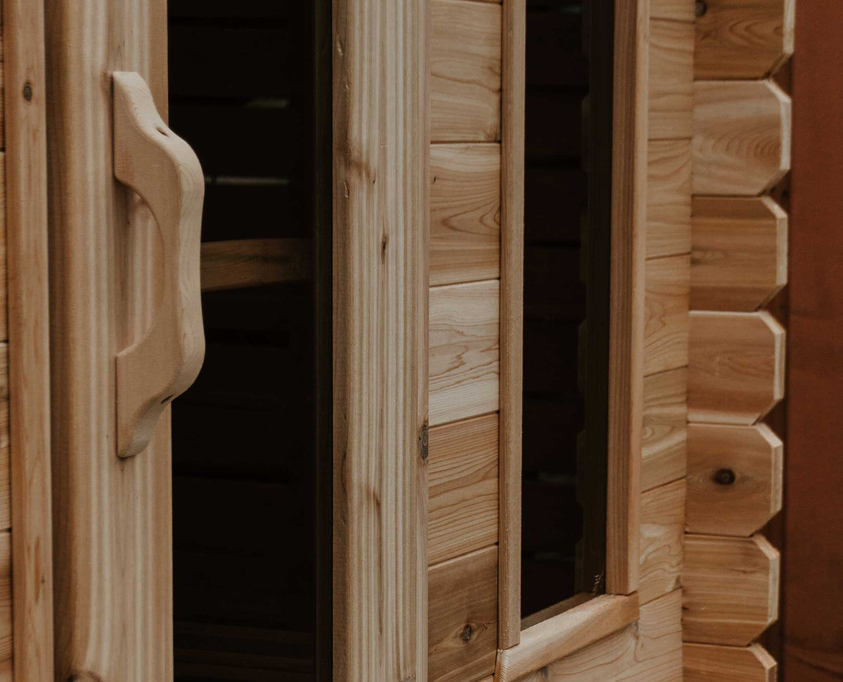 8' Red Cedar Classic Cabin Sauna