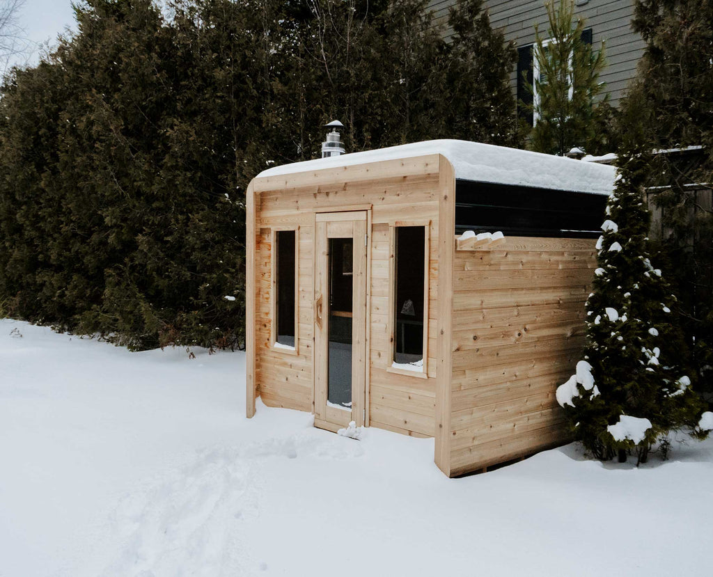 8' Red Cedar Cube Sauna