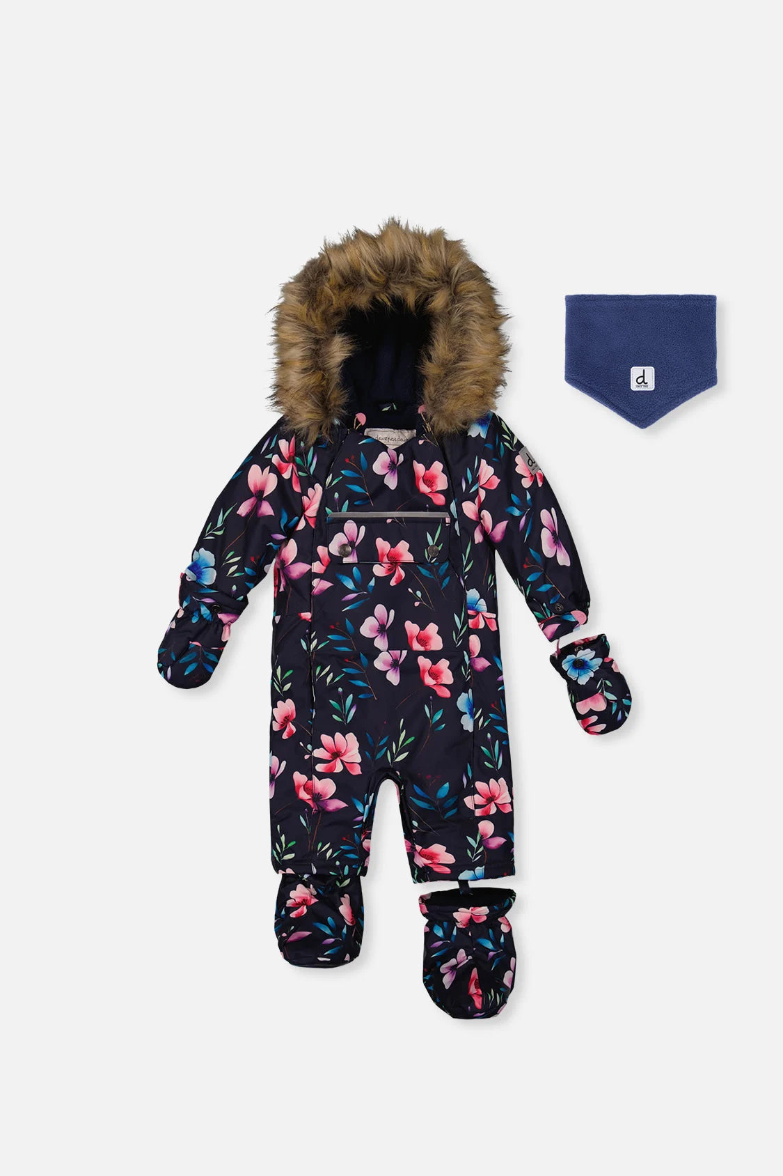 Deux par Deux Baby One-Piece Snowsuit